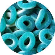 Anneaux Framboise Acides -100g