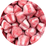 Bisous Twist Rouge Et Blanc sucré -100g