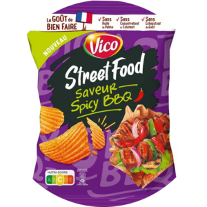 Chips Street Food Spicy Barbecue -unité