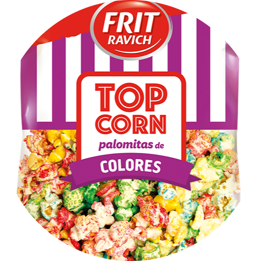 Sachet de Pop Corn Couleur multicolore 130g